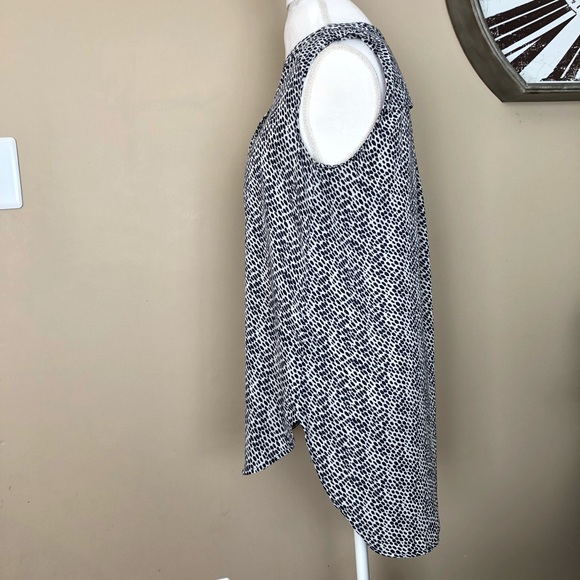 H&M Pattern Sleeveless Blouse, Size: 8 - Picture 5 of 7